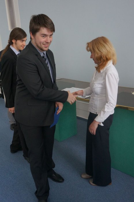 2017 Předání maturitního vysvědčení